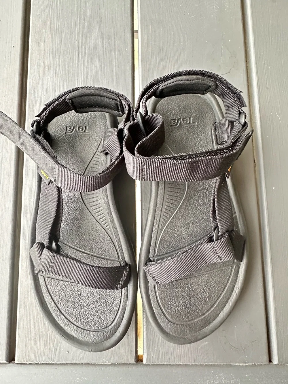 Teva Black Women's Adjustable Strap Sandals